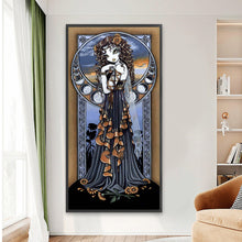 Load image into Gallery viewer, Diamond Painting - Full Round - Dark Eyed Doll Girl (40*80CM)
