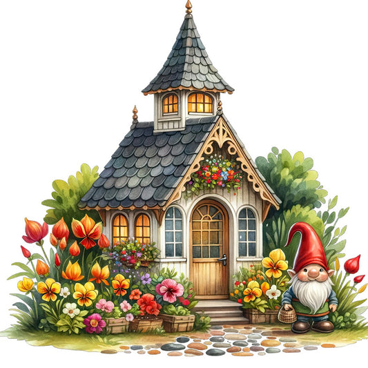 Diamond Painting - Full Round - House (40*40CM)