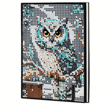 Load image into Gallery viewer, 5D DIY Owl Diamond Art Painting Notebook Kit Crystal Notepad Sketchbook Gifts
