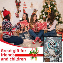 Load image into Gallery viewer, 5D DIY Owl Diamond Art Painting Notebook Kit Crystal Notepad Sketchbook Gifts
