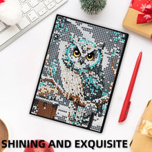 Load image into Gallery viewer, 5D DIY Owl Diamond Art Painting Notebook Kit Crystal Notepad Sketchbook Gifts
