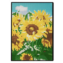 Load image into Gallery viewer, 5D DIY Sunflower Diamond Art Painting Notebook Kit Crystal Notepad Sketchbook
