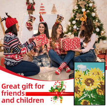 Load image into Gallery viewer, 5D DIY Sunflower Diamond Art Painting Notebook Kit Crystal Notepad Sketchbook
