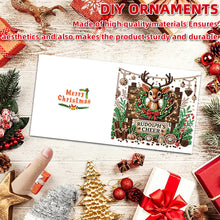 Load image into Gallery viewer, 6PCS DIY Diamond Art Christmas Greeting Cards Xmas Design Diamond Art Cards
