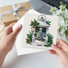 Load image into Gallery viewer, 6PCS DIY Diamond Art Greeting Cards Xmas Designs Diamond Art Handmade Cards Christmas
