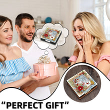 Load image into Gallery viewer, 5D DIY Leather Santa Claus Diamond Painting Notecard Box Gem Art Note Holder Christmas
