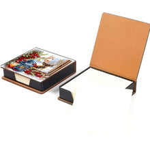 Load image into Gallery viewer, 5D DIY Leather Elk Diamond Painting Notecard Box Gem Art Sticky Note Holder Christmas
