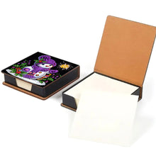 Load image into Gallery viewer, 5D DIY Leather Snowman Diamond Painting Notecard Box Gem Art Sticky Note Holder Christmas
