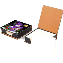 Load image into Gallery viewer, 5D DIY Leather Snowman Diamond Painting Notecard Box Gem Art Sticky Note Holder Christmas
