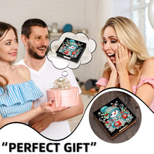 Load image into Gallery viewer, 5D DIY Leather Snowman Diamond Painting Notecard Box Gem Art Sticky Note Holder Christmas
