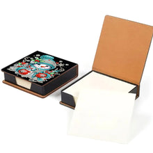 Load image into Gallery viewer, 5D DIY Leather Snowman Diamond Painting Notecard Box Gem Art Sticky Note Holder Christmas
