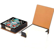 Load image into Gallery viewer, 5D DIY Leather Snowman Diamond Painting Notecard Box Gem Art Sticky Note Holder Christmas
