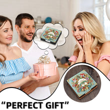 Load image into Gallery viewer, 5D DIY Leather Wreath Diamond Painting Notecard Box Gem Art Sticky Note Holder Christmas
