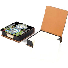 Load image into Gallery viewer, 5D DIY Leather Snowman Diamond Painting Notecard Box Gem Art Sticky Note Holder Christmas

