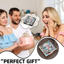 Load image into Gallery viewer, 5D DIY Leather Snowman Dog Diamond Painting Notecard Box Gem Art Note Holder
