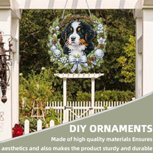 Load image into Gallery viewer, 2D Flat Dog DIY Acrylic Rhinestone Diamond Art Window Pendants Door Decoration
