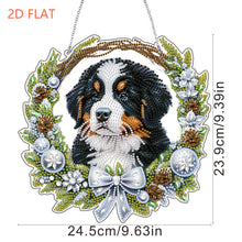 Load image into Gallery viewer, 2D Flat Dog DIY Acrylic Rhinestone Diamond Art Window Pendants Door Decoration
