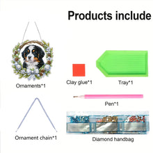 Load image into Gallery viewer, 2D Flat Dog DIY Acrylic Rhinestone Diamond Art Window Pendants Door Decoration
