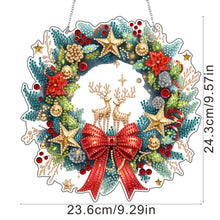 Load image into Gallery viewer, 2D Flat Garland DIY Acrylic Rhinestone Diamond Art Window Pendants Door Decor
