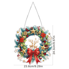 Load image into Gallery viewer, 2D Flat Garland DIY Acrylic Rhinestone Diamond Art Window Pendants Door Decor

