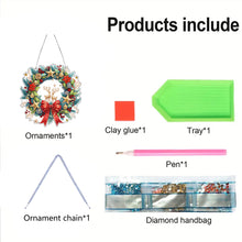 Load image into Gallery viewer, 2D Flat Garland DIY Acrylic Rhinestone Diamond Art Window Pendants Door Decor
