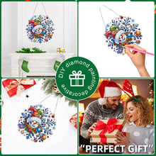 Load image into Gallery viewer, 2D Flat Snowflakes DIY Acrylic Rhinestone Diamond Art Window Pendants Door Decor

