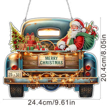 Load image into Gallery viewer, 2D Flat Car DIY Acrylic Rhinestone Diamond Art Window Pendants Door Decoration
