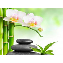 Load image into Gallery viewer, Diamond Painting - Full Round - Stone Phalaenopsis Zen (40*30CM)
