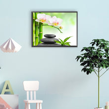 Load image into Gallery viewer, Diamond Painting - Full Round - Stone Phalaenopsis Zen (40*30CM)
