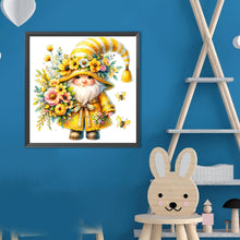 Load image into Gallery viewer, Diamond Painting - Full Round - Gnome And Flower (40*40CM)
