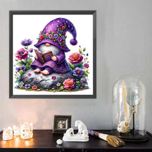 Load image into Gallery viewer, Diamond Painting - Full Round - Reading Gnome (40*40CM)
