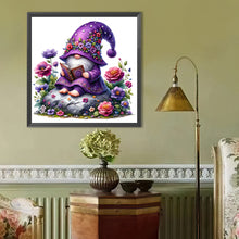 Load image into Gallery viewer, Diamond Painting - Full Round - Reading Gnome (40*40CM)

