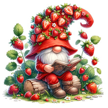 Load image into Gallery viewer, Diamond Painting - Full Round - Strawberry Gnome (40*40CM)
