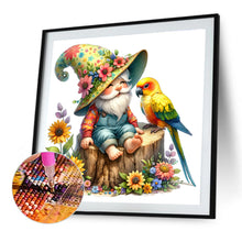 Load image into Gallery viewer, Diamond Painting - Full Round - Gnome And Bird (40*40CM)
