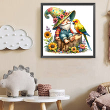 Load image into Gallery viewer, Diamond Painting - Full Round - Gnome And Bird (40*40CM)
