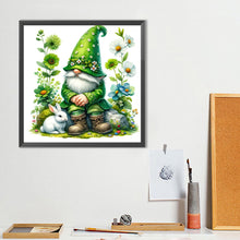 Load image into Gallery viewer, Diamond Painting - Full Round - Green Gnome (40*40CM)
