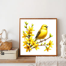 Load image into Gallery viewer, Diamond Painting - Full Round - Yellow Flower And Bird (30*30CM)
