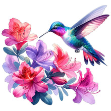 Load image into Gallery viewer, Diamond Painting - Full Round - Hummingbird And Azalea (30*30CM)
