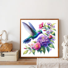 Load image into Gallery viewer, Diamond Painting - Full Round - Hummingbird And Camellia (30*30CM)
