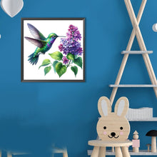 Load image into Gallery viewer, Diamond Painting - Full Round - Bird And Hydrangea (30*30CM)
