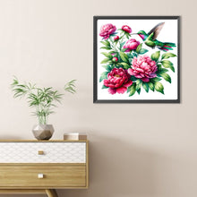 Load image into Gallery viewer, Diamond Painting - Full Round - Peony And Bird (30*30CM)
