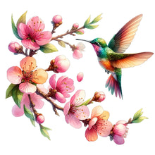 Load image into Gallery viewer, Diamond Painting - Full Round - Peach Blossom And Bird (30*30CM)

