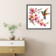 Load image into Gallery viewer, Diamond Painting - Full Round - Peach Blossom And Bird (30*30CM)
