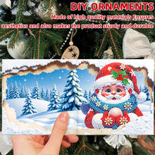 Load image into Gallery viewer, 12PCS DIY Xmas Pattern Rhinestone Diamond Art Mosaic Postcards for Celebrations Christmas
