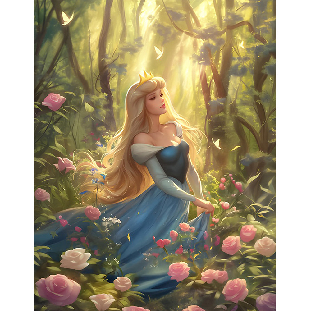 Diamond Painting - Full Round - Flower Princess (35*45CM)