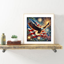 Load image into Gallery viewer, Diamond Painting - Full Round - Independence Day Eagle (30*30CM)
