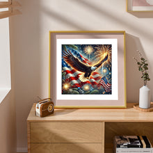 Load image into Gallery viewer, Diamond Painting - Full Round - Independence Day Eagle (30*30CM)
