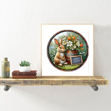 Load image into Gallery viewer, Diamond Painting - Full Round - Rabbit And Flower (30*30CM)
