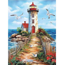 Load image into Gallery viewer, Diamond Painting - Full Round - Lighthouse (30*40CM)
