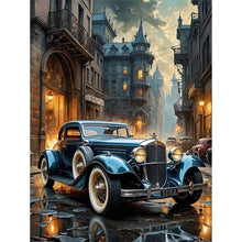 Load image into Gallery viewer, Diamond Painting - Full Round - Vintage Car In Street Scene (30*40CM)
